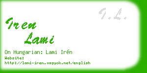 iren lami business card